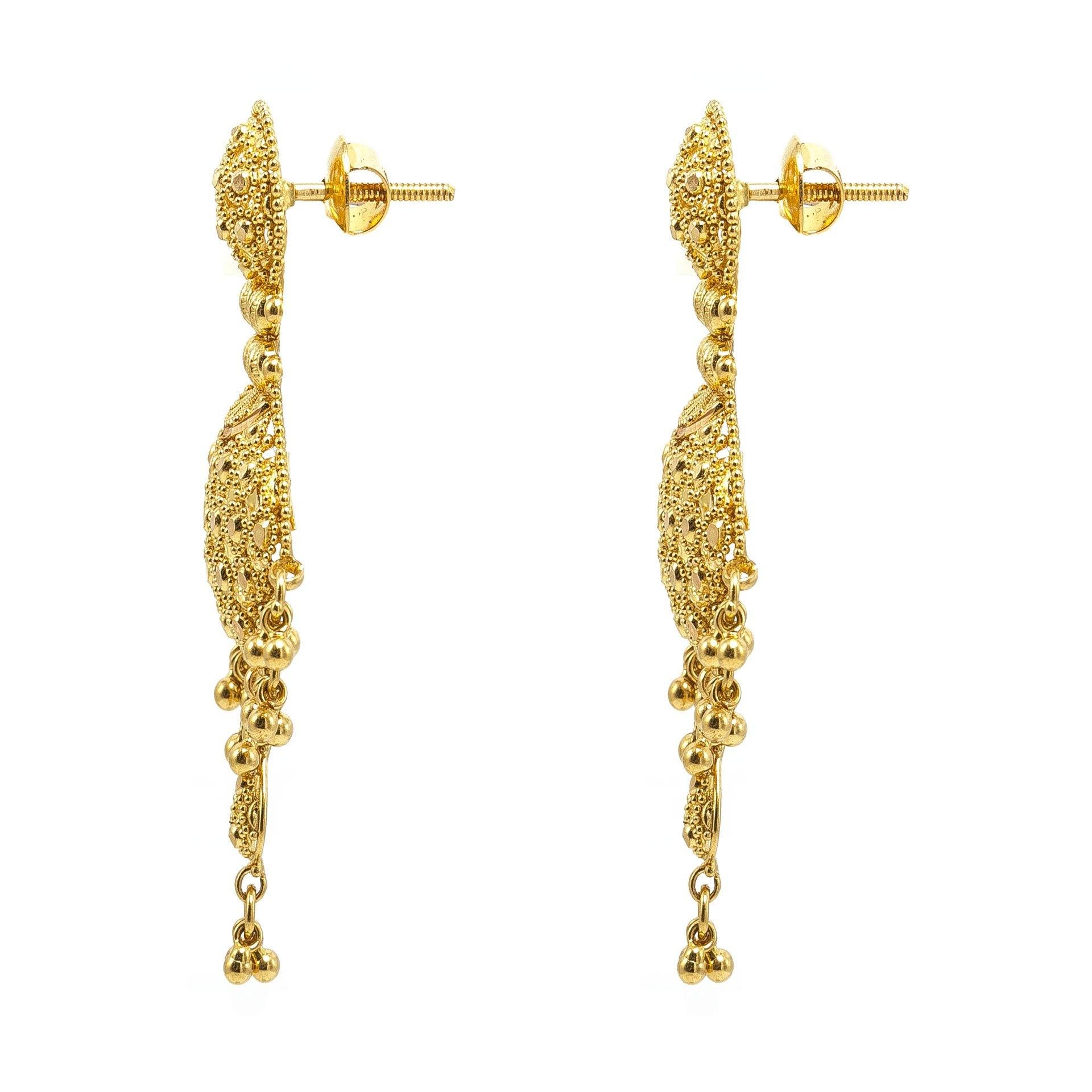 Buy quality Ladies Gold Earrings-LFE134 in Ahmedabad